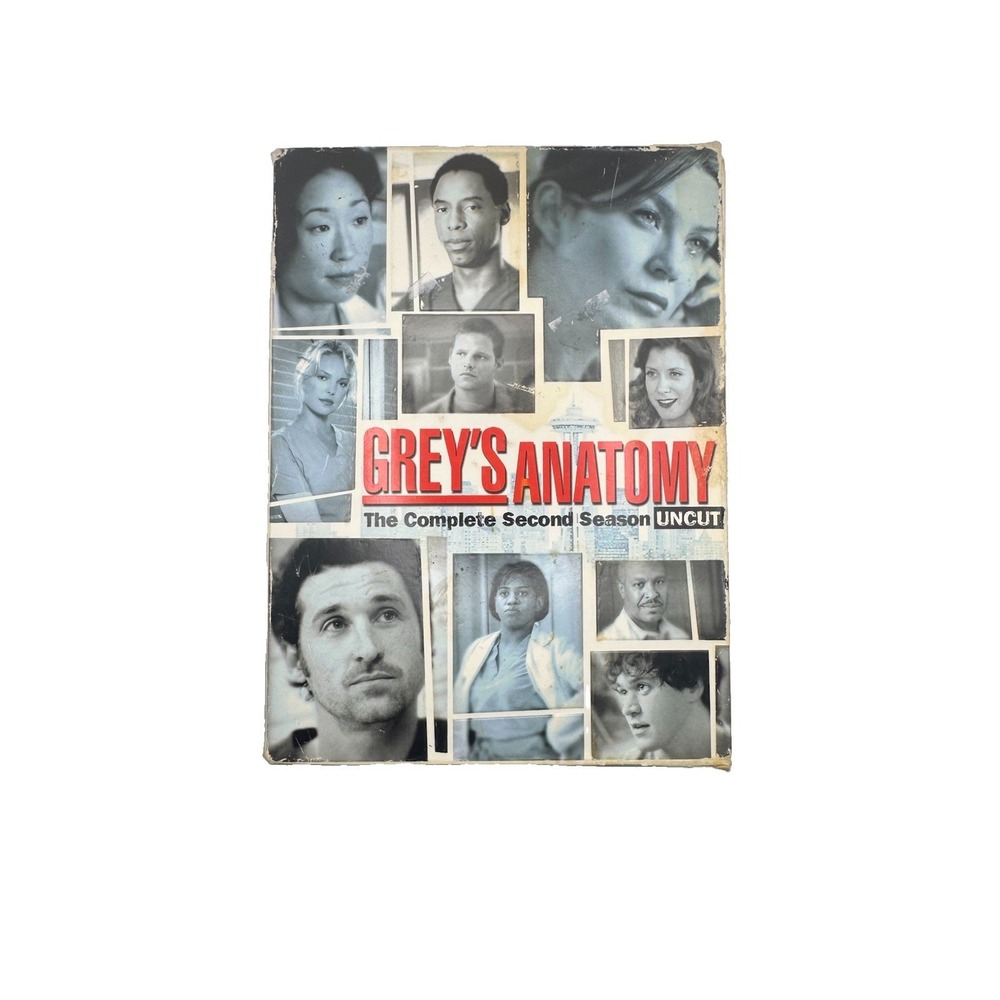 Grey's Anatomy (DVD 2006) 6 Disc Set Complete Second Season Uncut -New Sealed